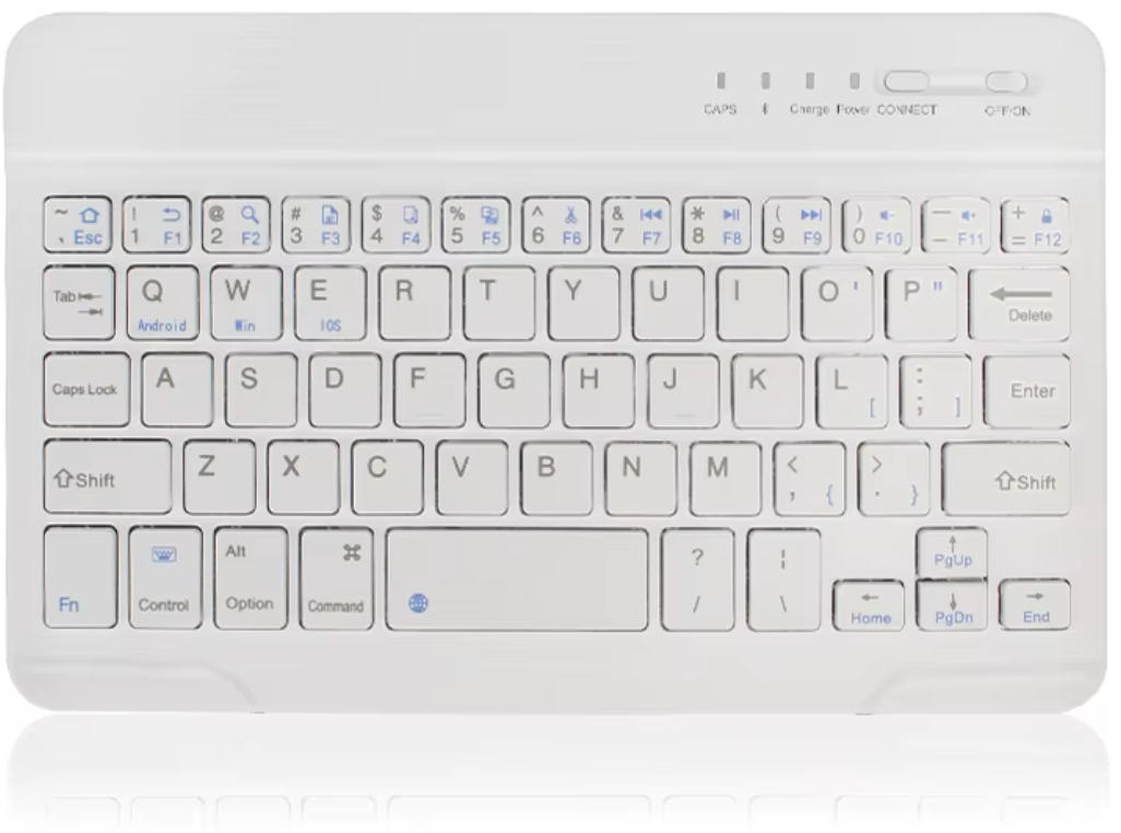 Bluetooth Wireless Mini Keyboard – For Laptop, Tablet, iPad & Phone | Rechargeable Gaming Keyboard – Android, iOS & Windows