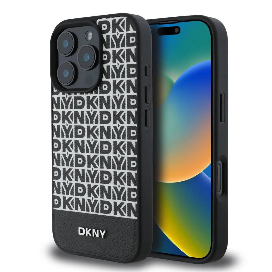 DKNY iPhone 16 Pro Max Bottom Stripes MagSafe Case Back Cover