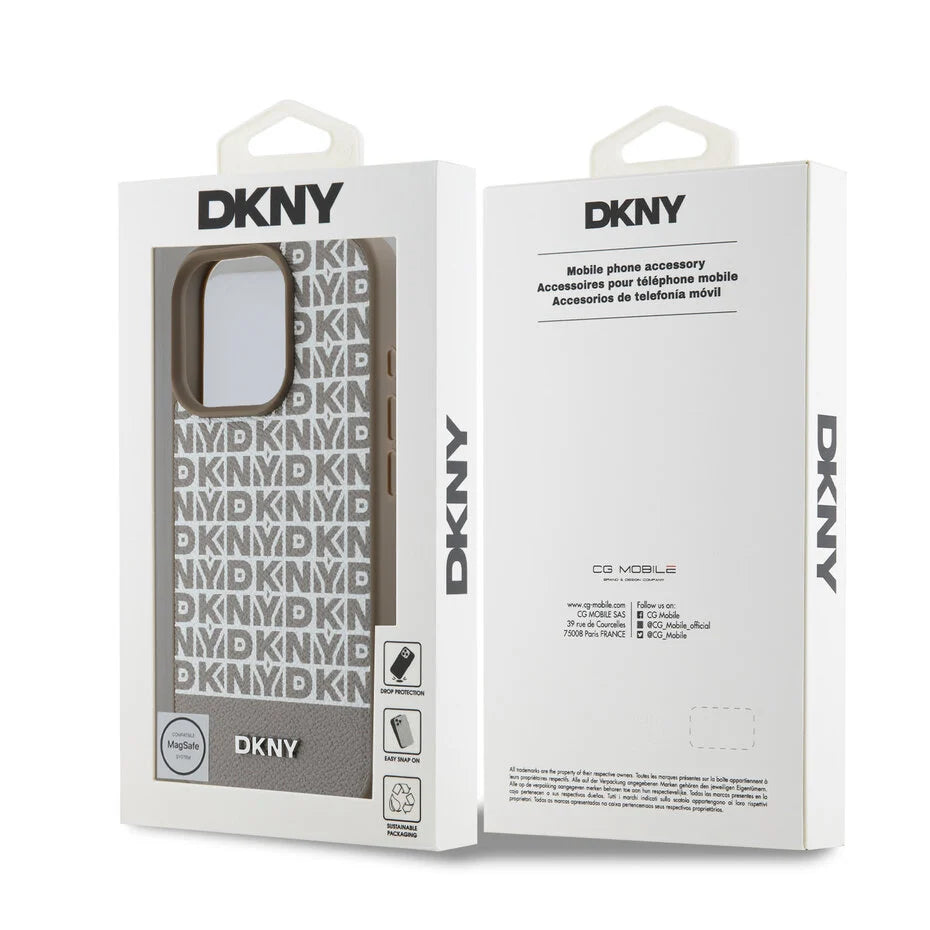 DKNY iPhone 16 Pro Max Bottom Stripes MagSafe Case Back Cover