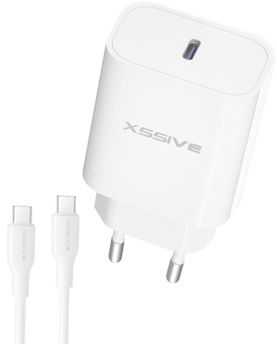 Fast Charger USB-C Adapter PD 20W Quick Charger with USB-C to USB-C cable