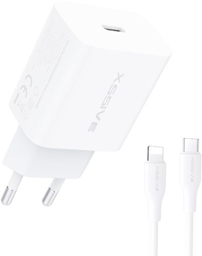 iPhone Charger PD 20W Quick Charger with USB-C to Lightning cable (1 meter)